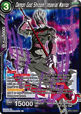 Demon God Shroom, Imperial Warrior (BT17-123) [Ultimate Squad]