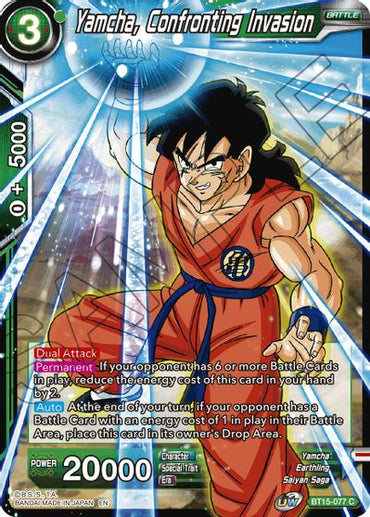 Yamcha, Confronting Invasion (BT15-077) [Saiyan Showdown]