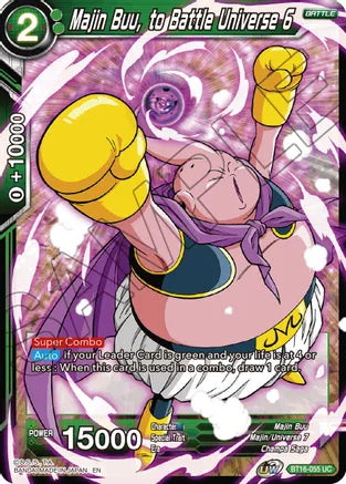 Majin Buu, to Battle Universe 6 (BT16-055) [Realm of the Gods]