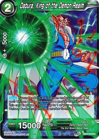 Dabura, King of the Demon Realm (BT11-073) [Vermilion Bloodline 2nd Edition]