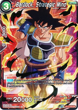 Bardock, Strategic Mind (BT11-025) [Vermilion Bloodline 2nd Edition]