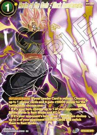 Realm of the Gods - Black Kamehameha (SPR) (BT16-092) [Realm of the Gods]