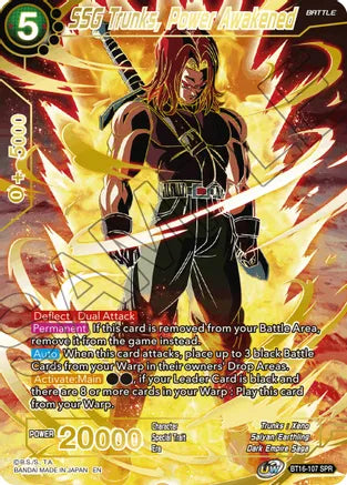 SSG Trunks, Power Awakened (SPR) (BT16-107) [Realm of the Gods]