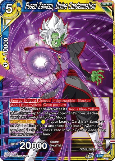 Fused Zamasu, Divine Condemnation (BT16-130) [Realm of the Gods]