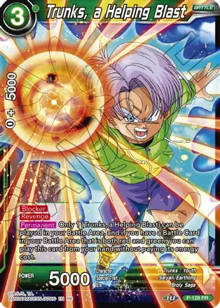 Trunks, a Helping Blast (P-128) [Mythic Booster]