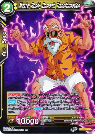 Master Roshi, Demonic Transformation (BT11-101) [Vermilion Bloodline 2nd Edition]