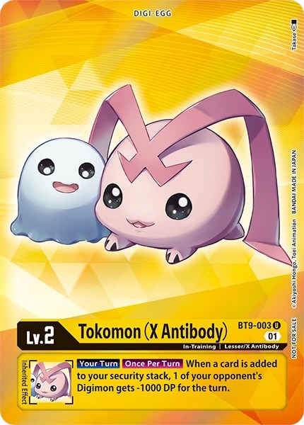 Tokomon (X Antibody) [BT9-003] (Alternative Art - Box Topper) [X Record]